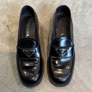 Prada Black Loafers
